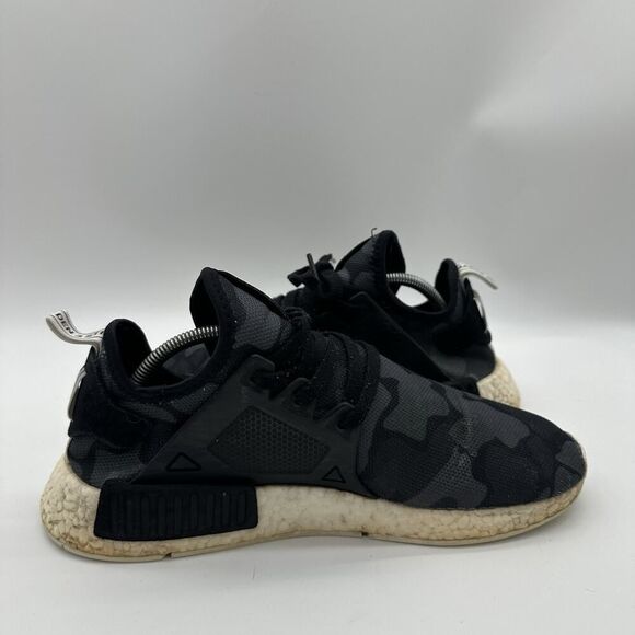 Mens Size 10.5 Adidas NMD XR1 Boost Black Gray Duck Camo Sneaker Shoes BA7231 - Picture 6 of 9